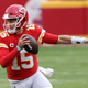 Illustration for article titled Patrick Mahomes is a go for Chiefs in AFC title tilt, so duel with Josh Allen is on